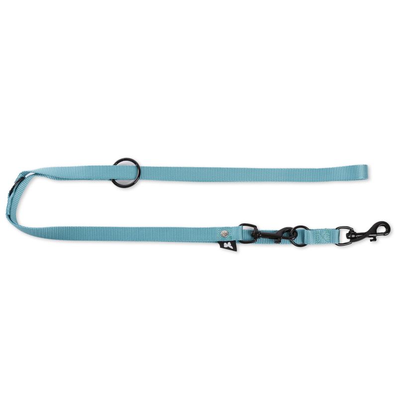 Laisse Nylon "Classique" 3 Positions Turquoise 20-200cm