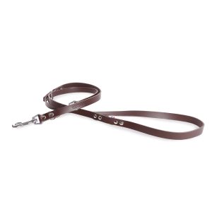 Laisse Multifonction en Cuir 499 Bicolore Marron