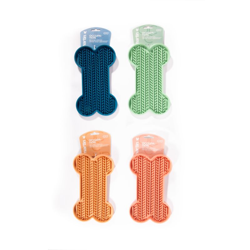 Tapis de Lechage Os 22Cm en Silicone