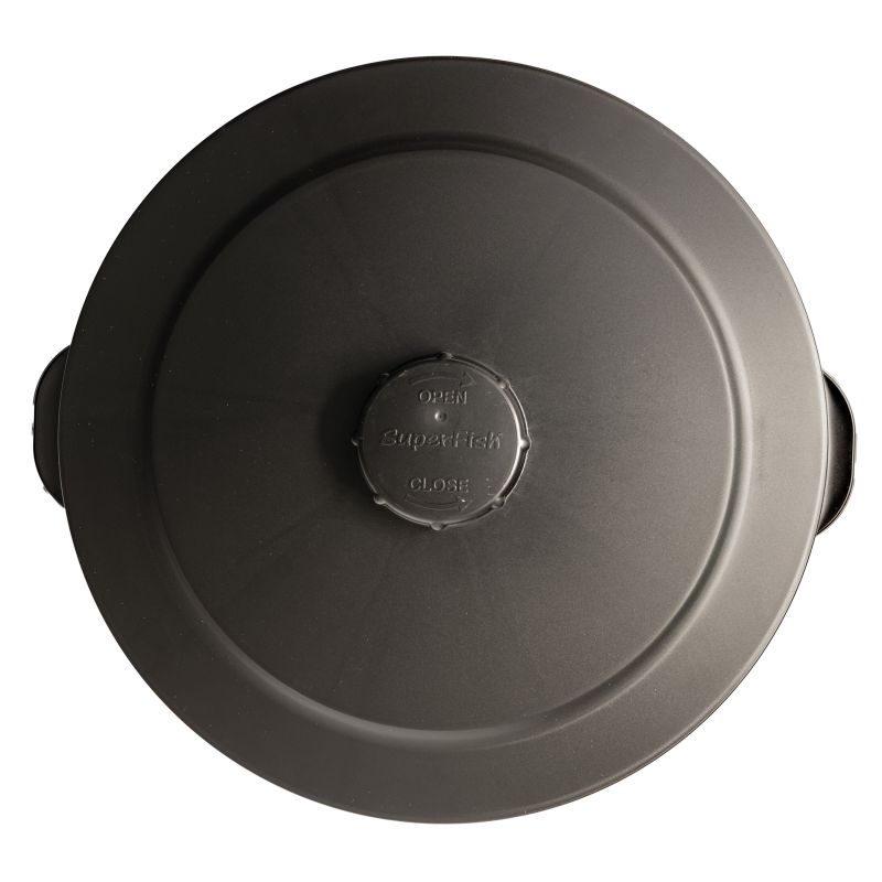 Sf Koi Pro Fish Feeder Couvercle Noir