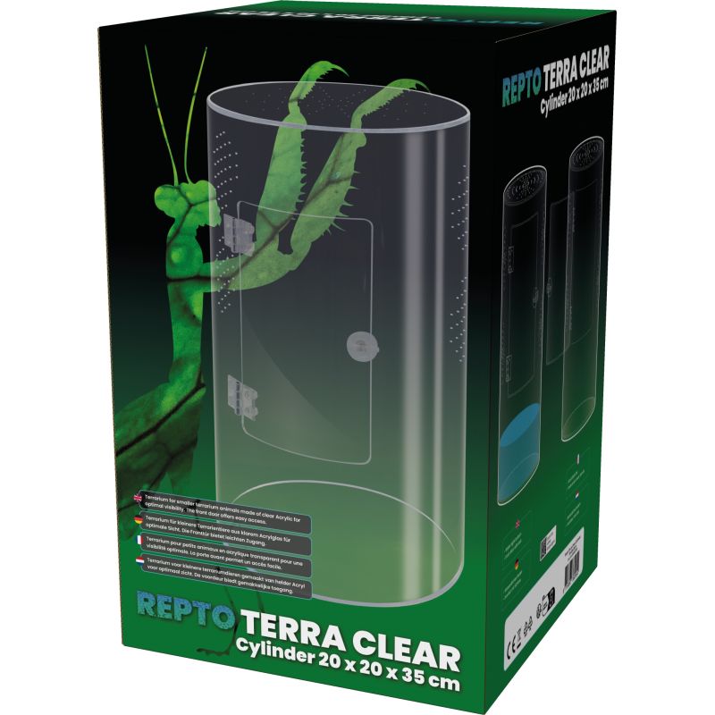 Repto Terra Clear Cilinder 20X20X35