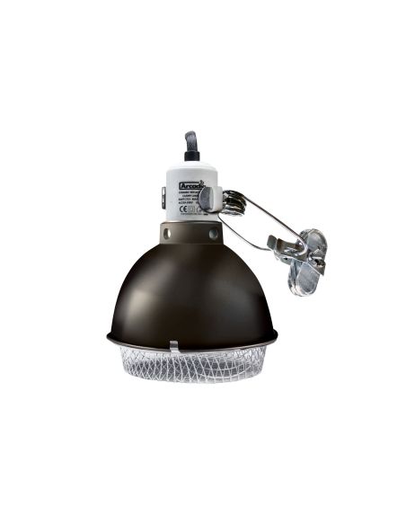 Arcadia Reflector Clamp Lamp With Ceramic Holder E27 Graphite