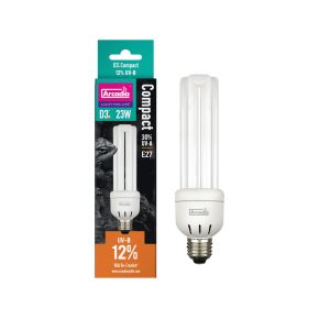 Arcadia D3+ Compact E27 Bulb 12% 23 Watt
