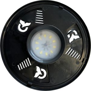 Bioart Led 8,5W-15Cm Black