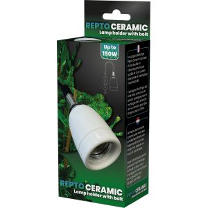 Repto Ceramic E27 Light Holder With Bolt