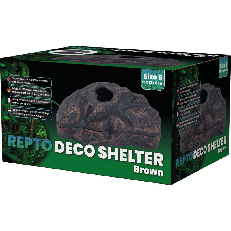 Repto Deco Shelter Brun