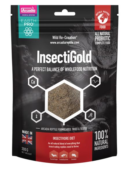 Arcadia Earth Pro Insecti Gold 300 Grammes