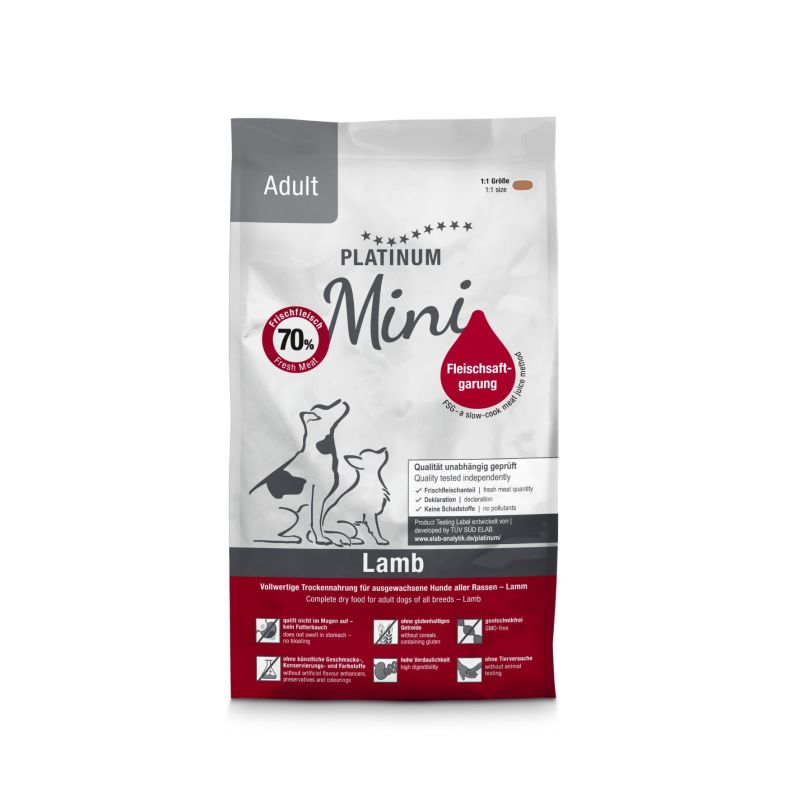 Platinium Agneau - Adulte Mini Chien - 900g