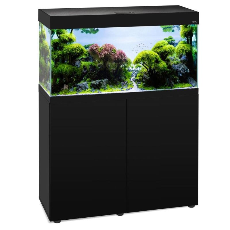 Aquael AQUARIUM SET - OPTI SET 200 2.0 - Aquarium 101cm de 200L, éclairage équipé - NOIR ou BLANC