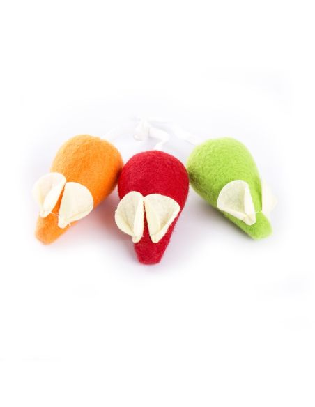 Jouet souris en feutre pour chat