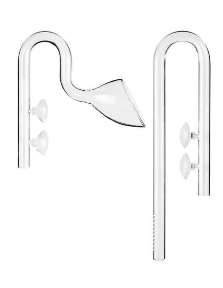Cannes de Rejet et d'Aspiration en Verre Lilly Pipe L 16/22mm