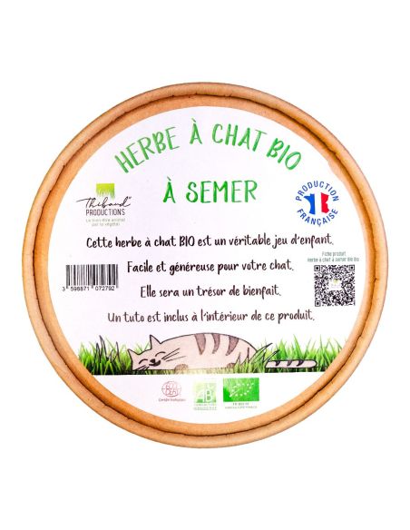 Herbe à Chats à Semer Bio coupelle  - Origine France