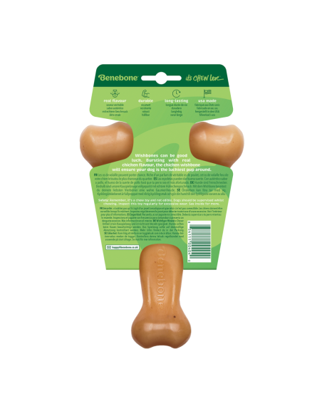 Os à Mâcher Goût Poulet 'Wishbone' - Benebone