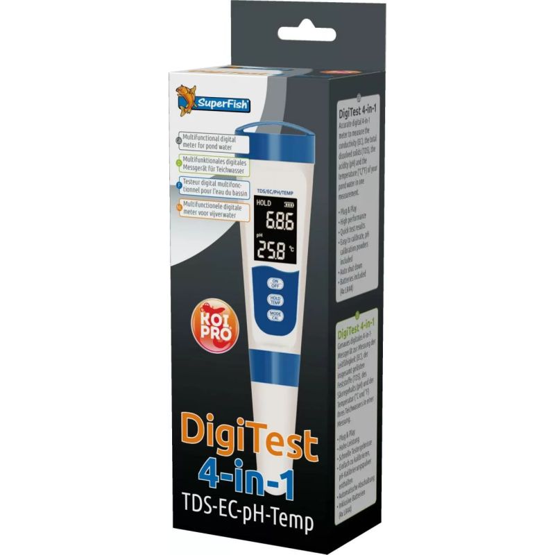 Koi Pro Digi Test 4 In 1 - SuperFish