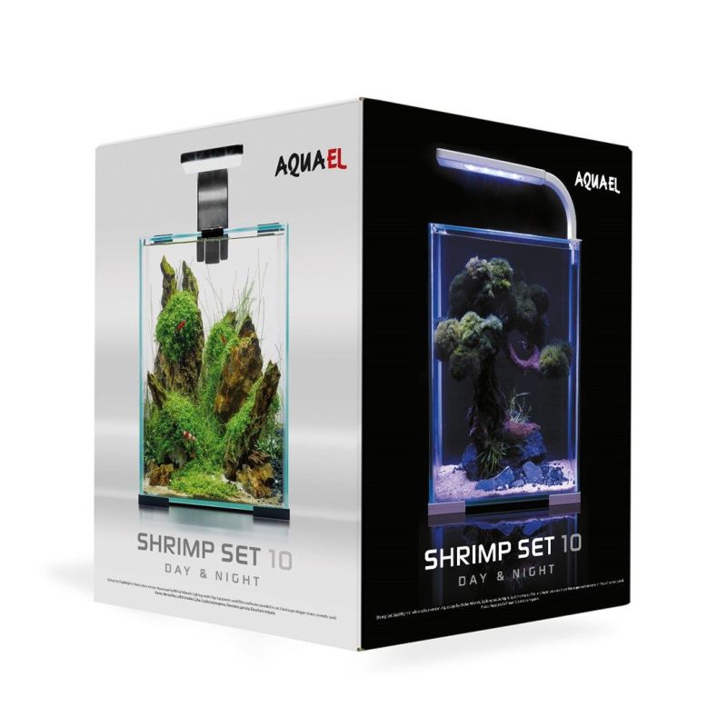 Aquarium Aquael Shrimp Set 10 Blanc