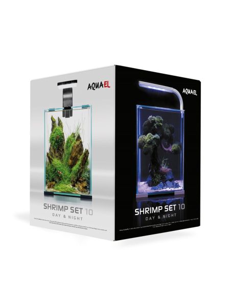 Aquarium Aquael Shrimp Set 10 Blanc