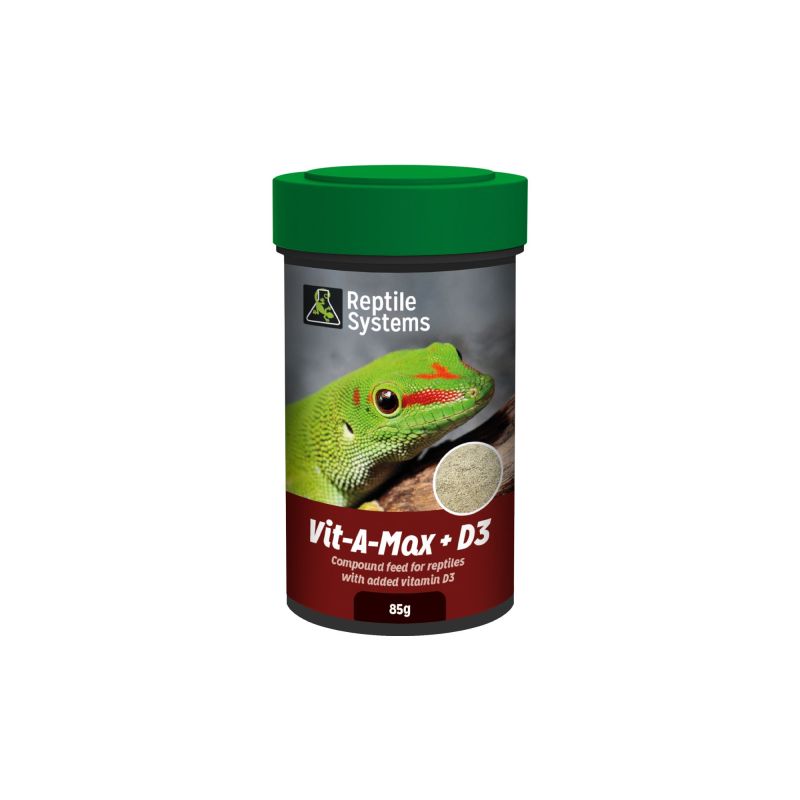 Vitamines Pour Reptiles Vit-A-Max+D3 85g – Reptile Systems