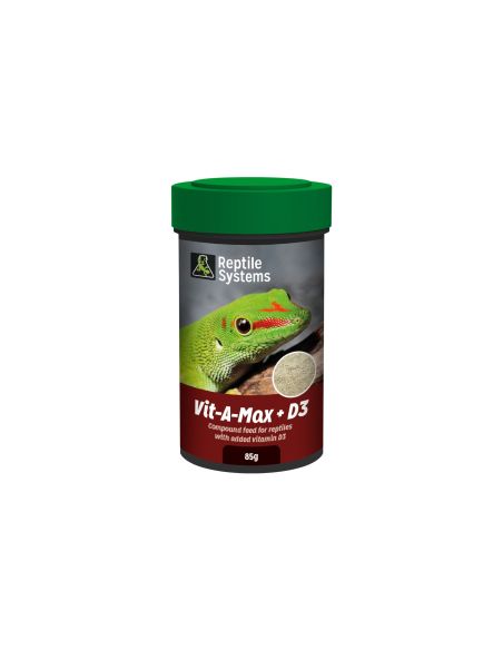 Vitamines Pour Reptiles Vit-A-Max+D3 85g – Reptile Systems