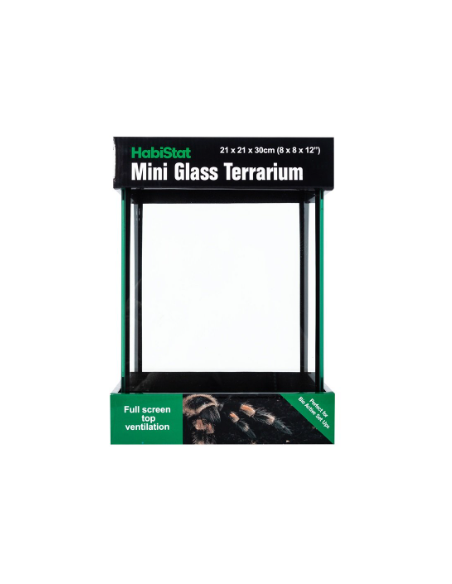 Mini Terrarium en Verre 20x20x30 - Habistat