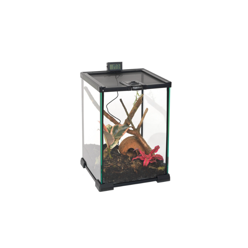 Mini Terrarium en Verre 20x20x30 - Habistat