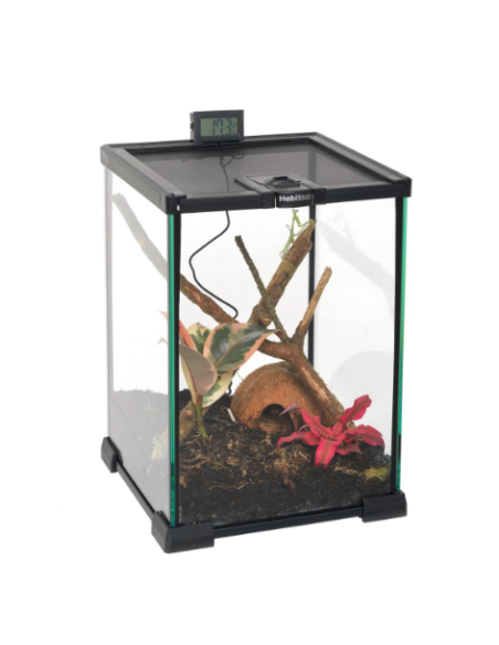 Mini Terrarium en Verre 20x20x30 - Habistat