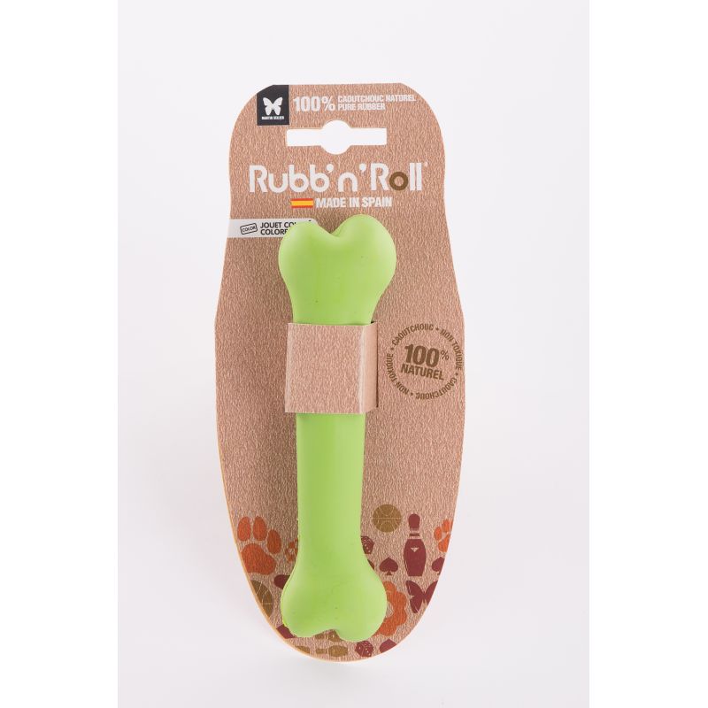 Jouet Os Rubb'N'Roll Vert