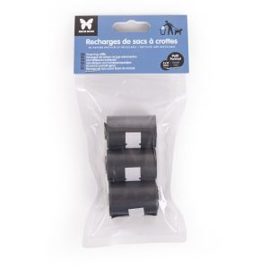 Recharge sac à crotte petit format 3 roulaux